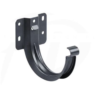 Hak doczołowy stalowy ⌀ 130 firmy KROP kolor czarny